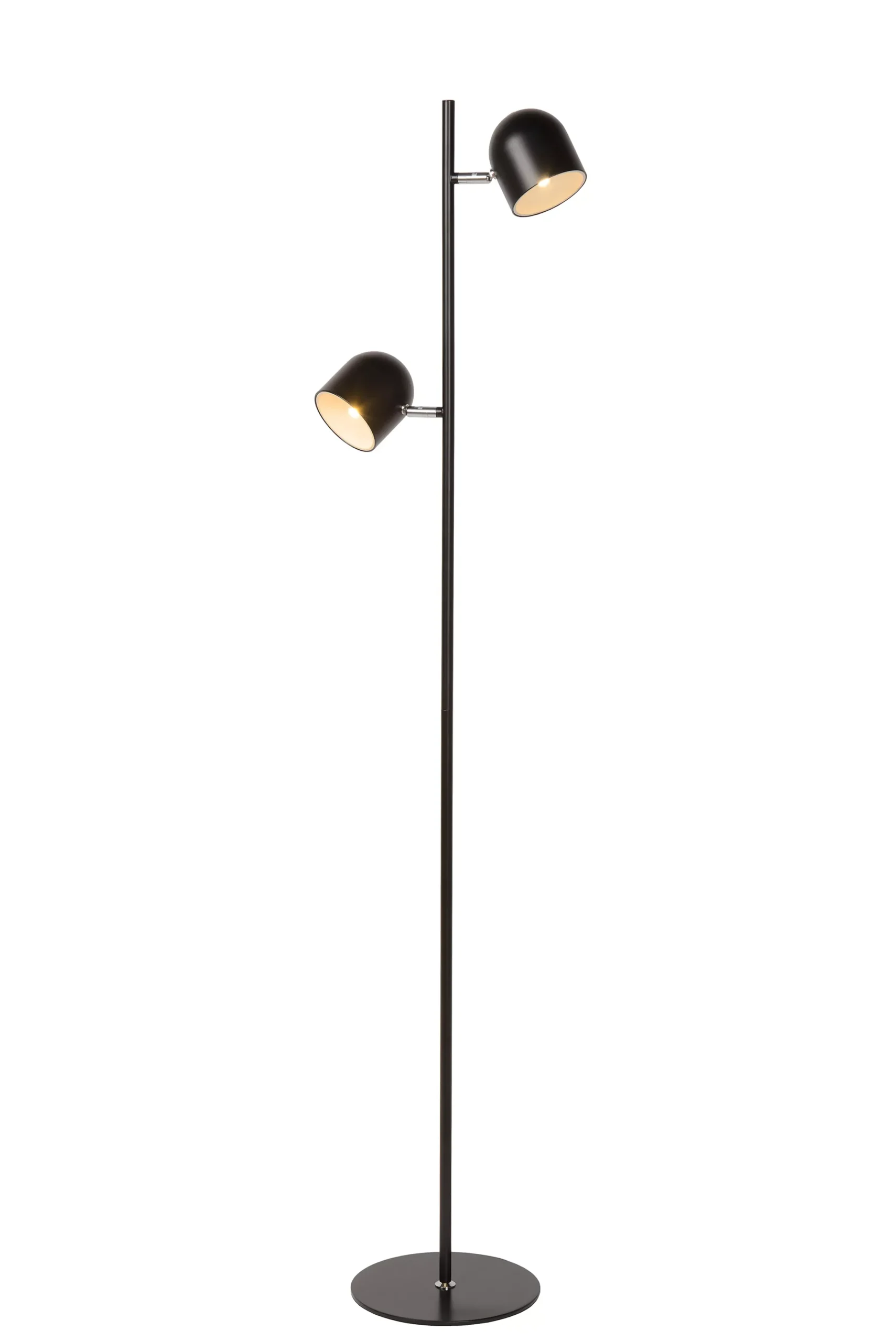 SKANSKA - Vloerlamp - LED Dimb. - 2x5W 3000K - Zwart*Lucide Clearance