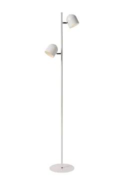 SKANSKA - Vloerlamp - LED Dimb. - 2x5W 3000K - Wit*Lucide Flash Sale