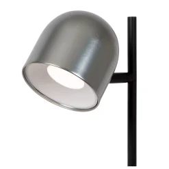 SKANSKA RECH - Oplaadbare Leeslamp Binnen/Buiten - Accu/Batterij - LED Dimb. - CCT - 1x3W 3000K/6000K - IP44 - Grijs ijzer*Lucide Clearance