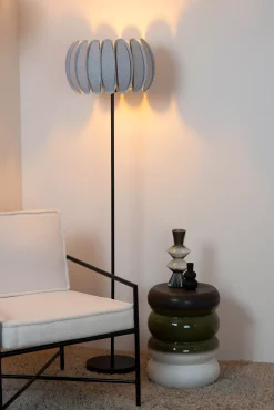 SPENCER - Vloerlamp - Ø 40 cm - 1xE27 - Grijs*Lucide Best Sale