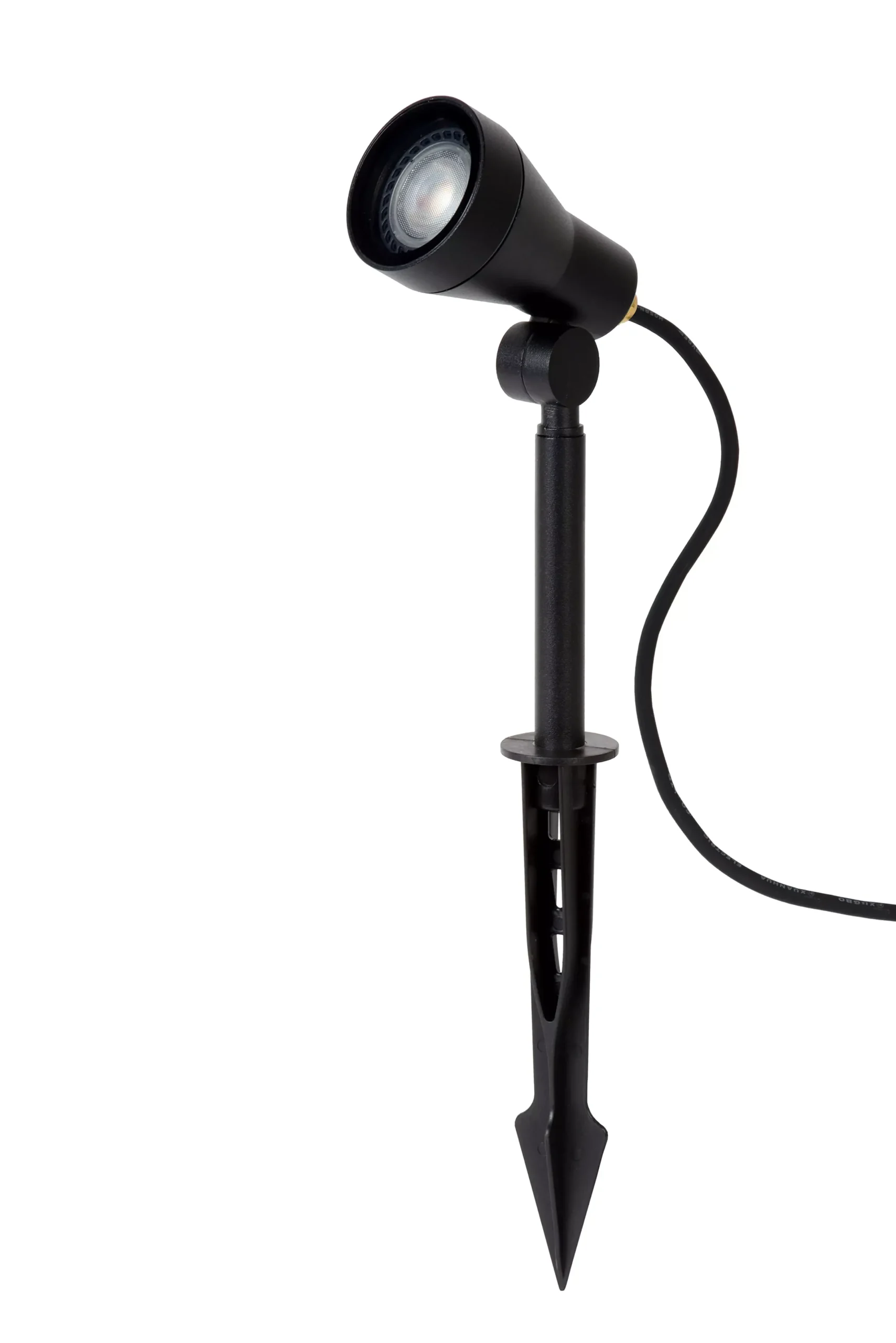 SPIKE - Tuinspot - Ø 6,5 cm - LED Dimb. - GU10 - 1x5W 3000K - IP54 - Zwart*Lucide Hot