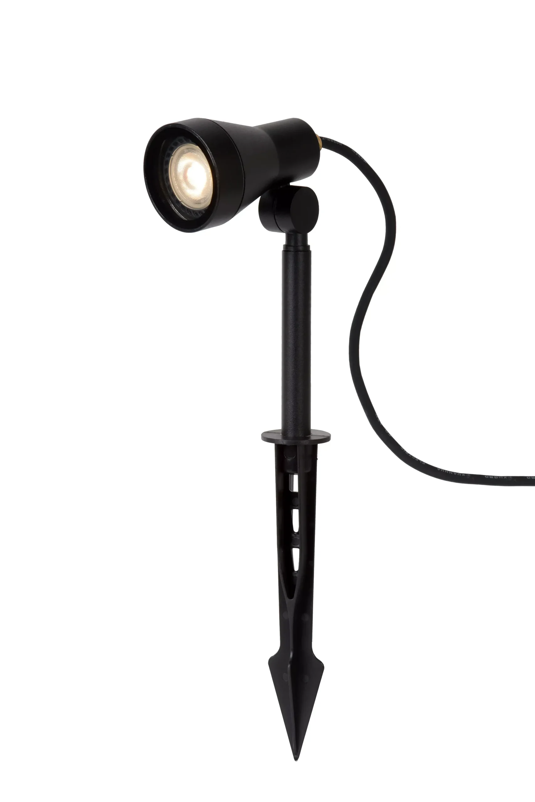 SPIKE - Tuinspot - Ø 6,5 cm - LED Dimb. - GU10 - 1x5W 3000K - IP54 - Zwart*Lucide Hot