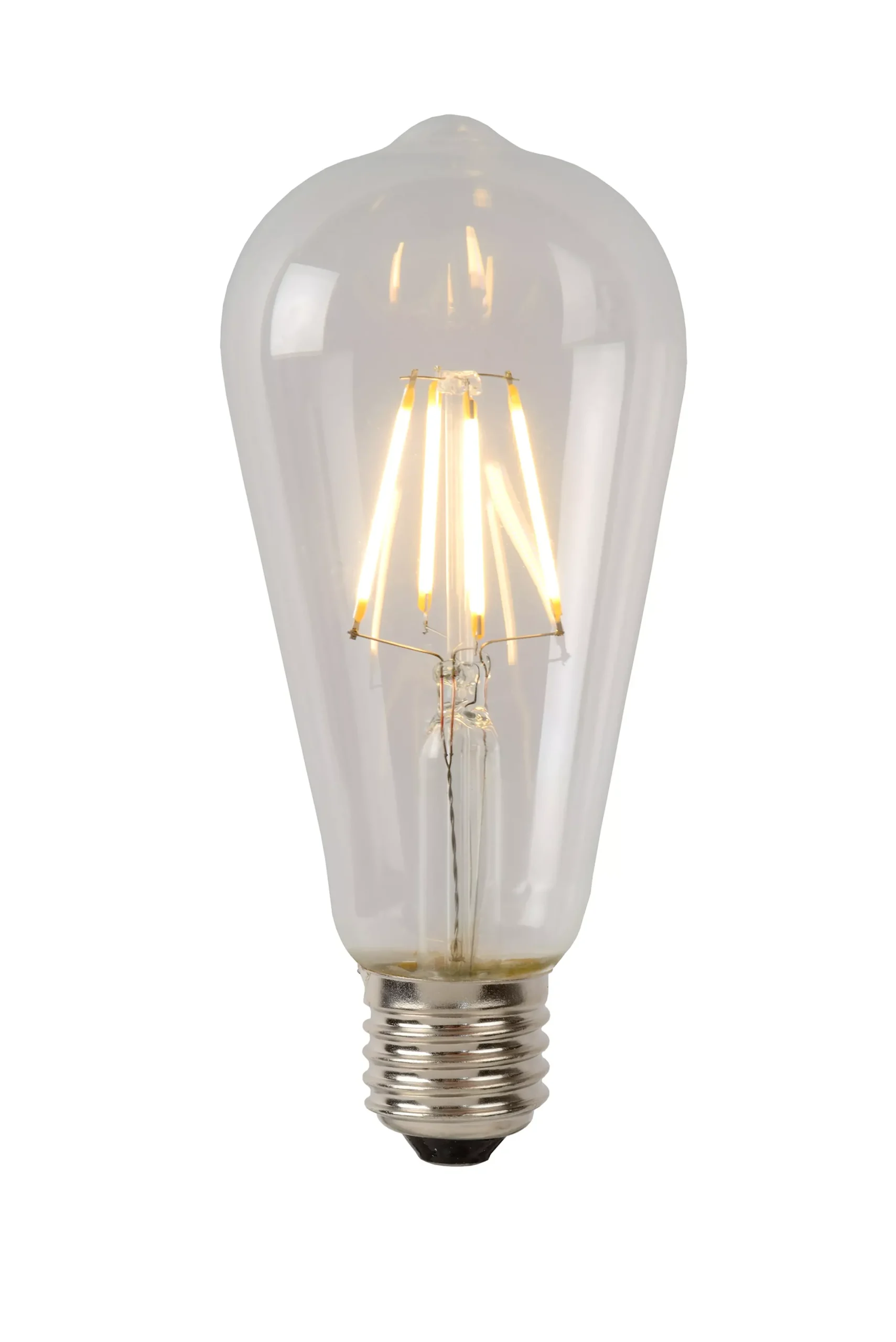 ST64 Class A - Filament lamp - Ø 6,4 cm - LED - E27 - 1x7W 2700K - Transparant*Lucide Store
