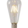 ST64 Class B - Filament lamp - Ø 6,4 cm - LED Dimb. - E27 - 1x7W 2700K - Transparant*Lucide Hot