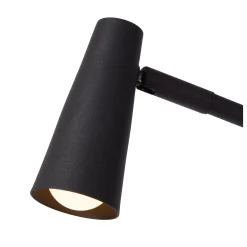 STIRLING - Oplaadbare Tafellamp - Accu/Batterij - LED 3 StepDim - 1x3W 2700K - Zwart*Lucide Best