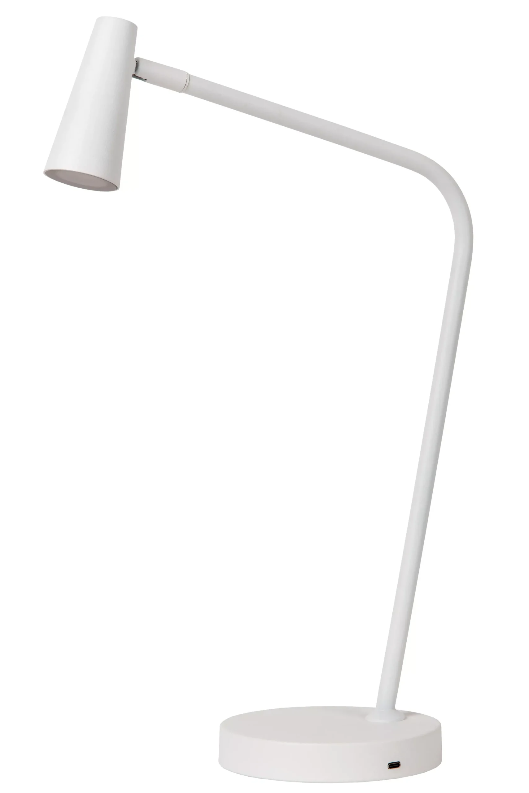 STIRLING - Oplaadbare Tafellamp - Accu/Batterij - LED 3 StepDim - 1x3W 2700K - Wit*Lucide New