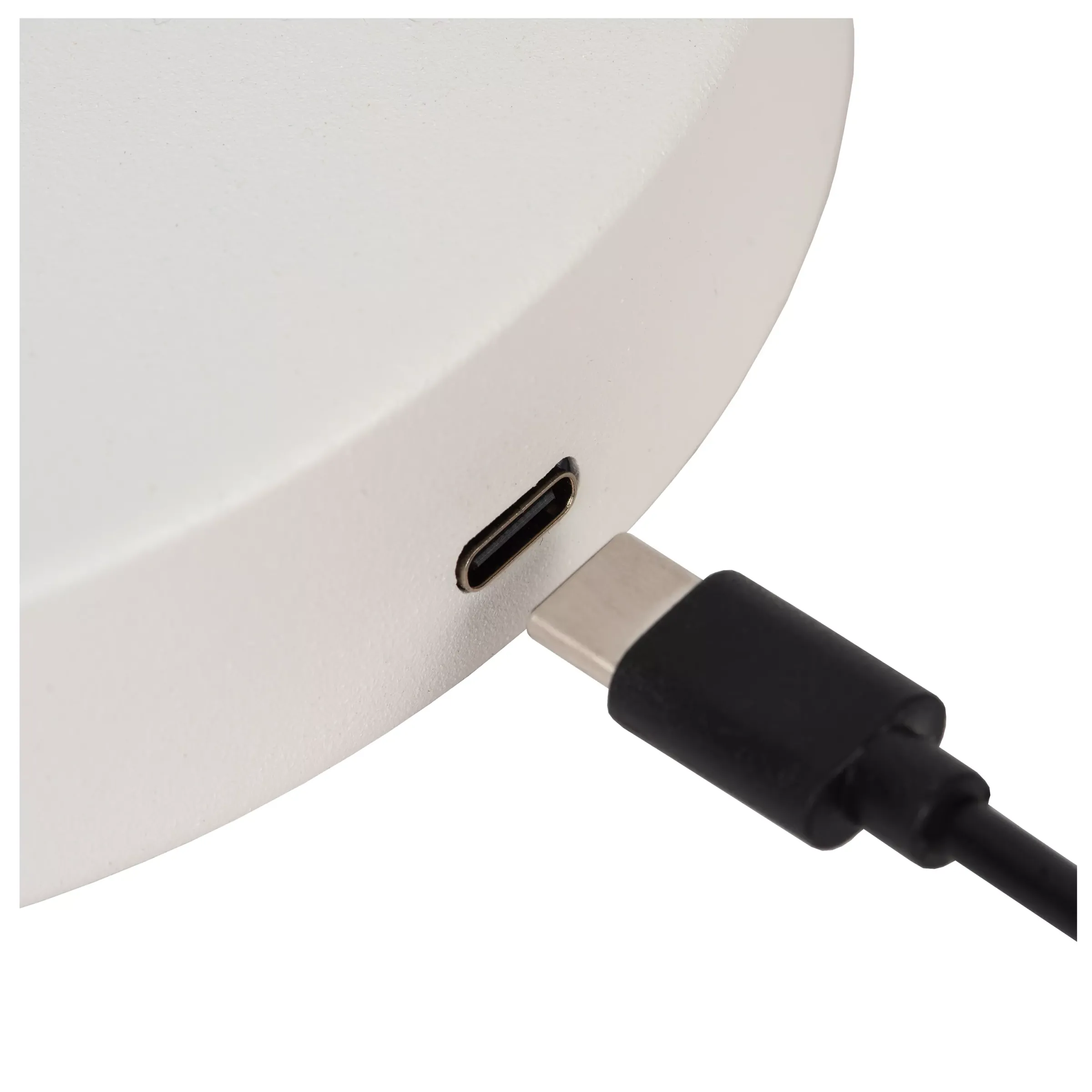 STIRLING - Oplaadbare Tafellamp - Accu/Batterij - LED 3 StepDim - 1x3W 2700K - Wit*Lucide New