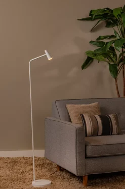 STIRLING - Oplaadbare Vloerlamp - Accu/Batterij - LED 3 StepDim - 1x3W 2700K - Wit*Lucide Outlet