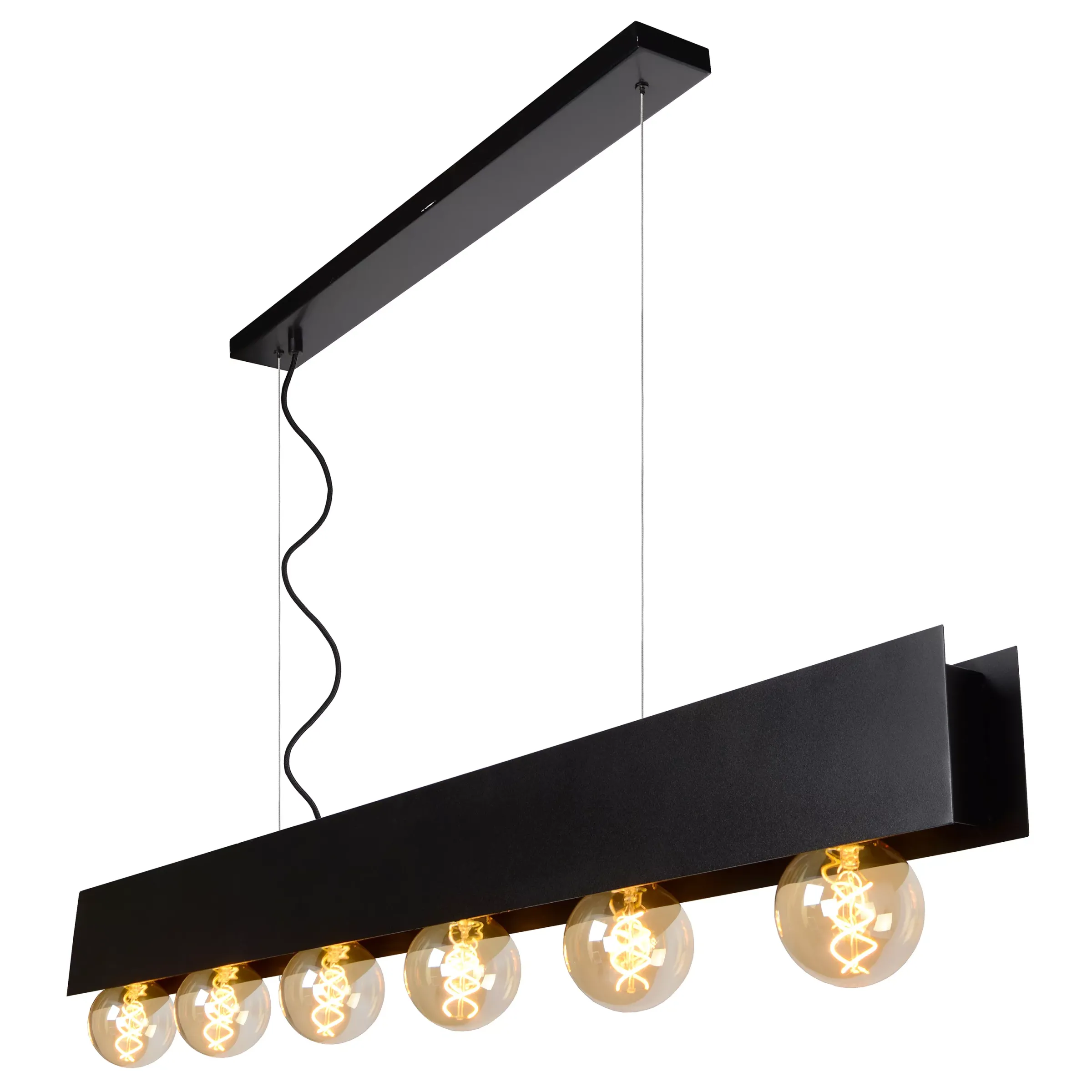 SURTUS - Hanglamp - 6xE27 - Zwart*Lucide Sale