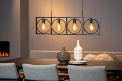 SUUS - Hanglamp - 4xE27 - Zwart*Lucide Flash Sale