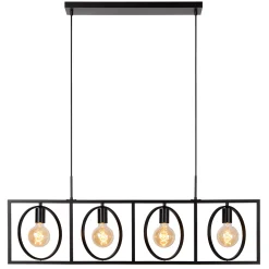 SUUS - Hanglamp - 4xE27 - Zwart*Lucide Flash Sale