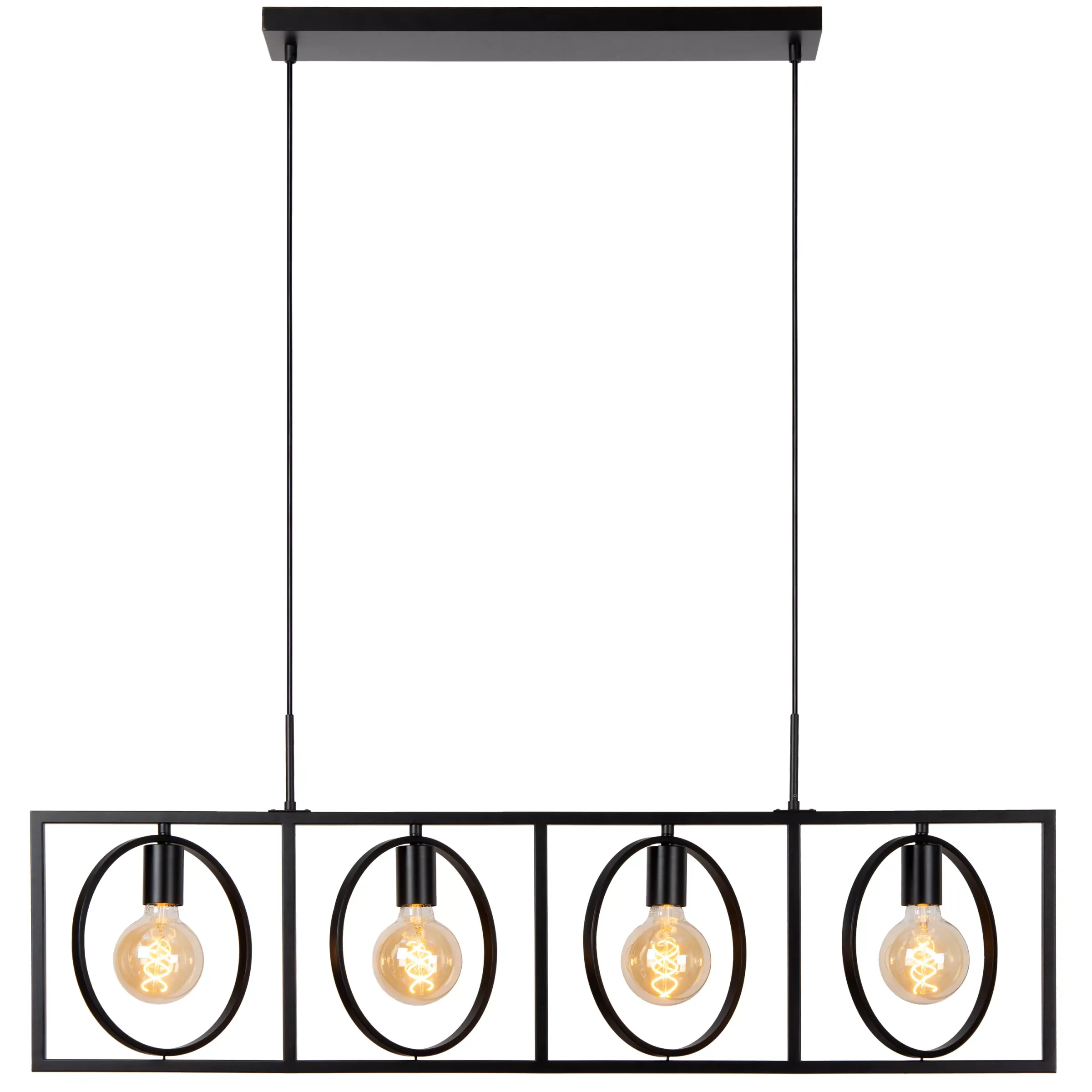 SUUS - Hanglamp - 4xE27 - Zwart*Lucide Flash Sale
