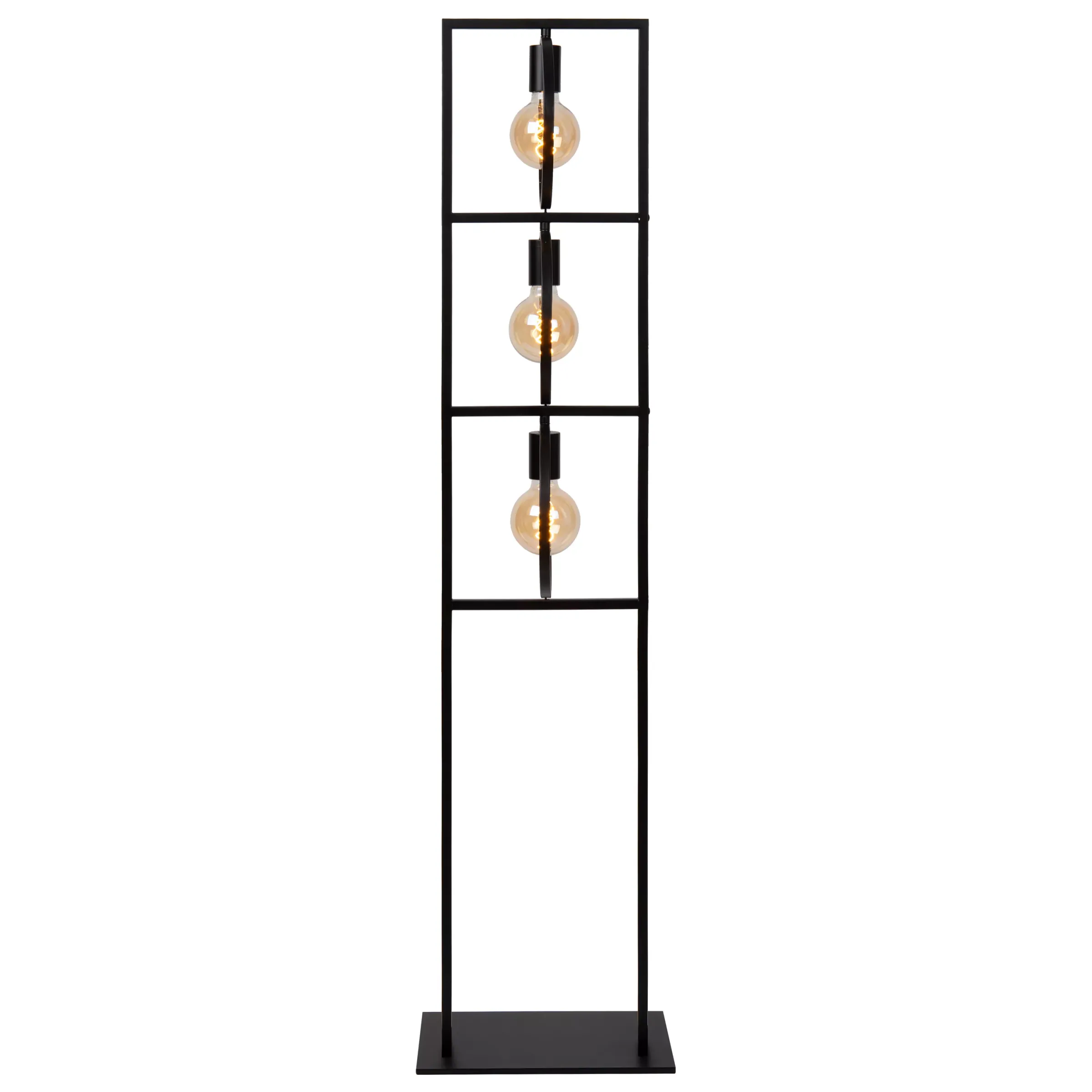 SUUS - Vloerlamp - 3xE27 - Zwart*Lucide Hot