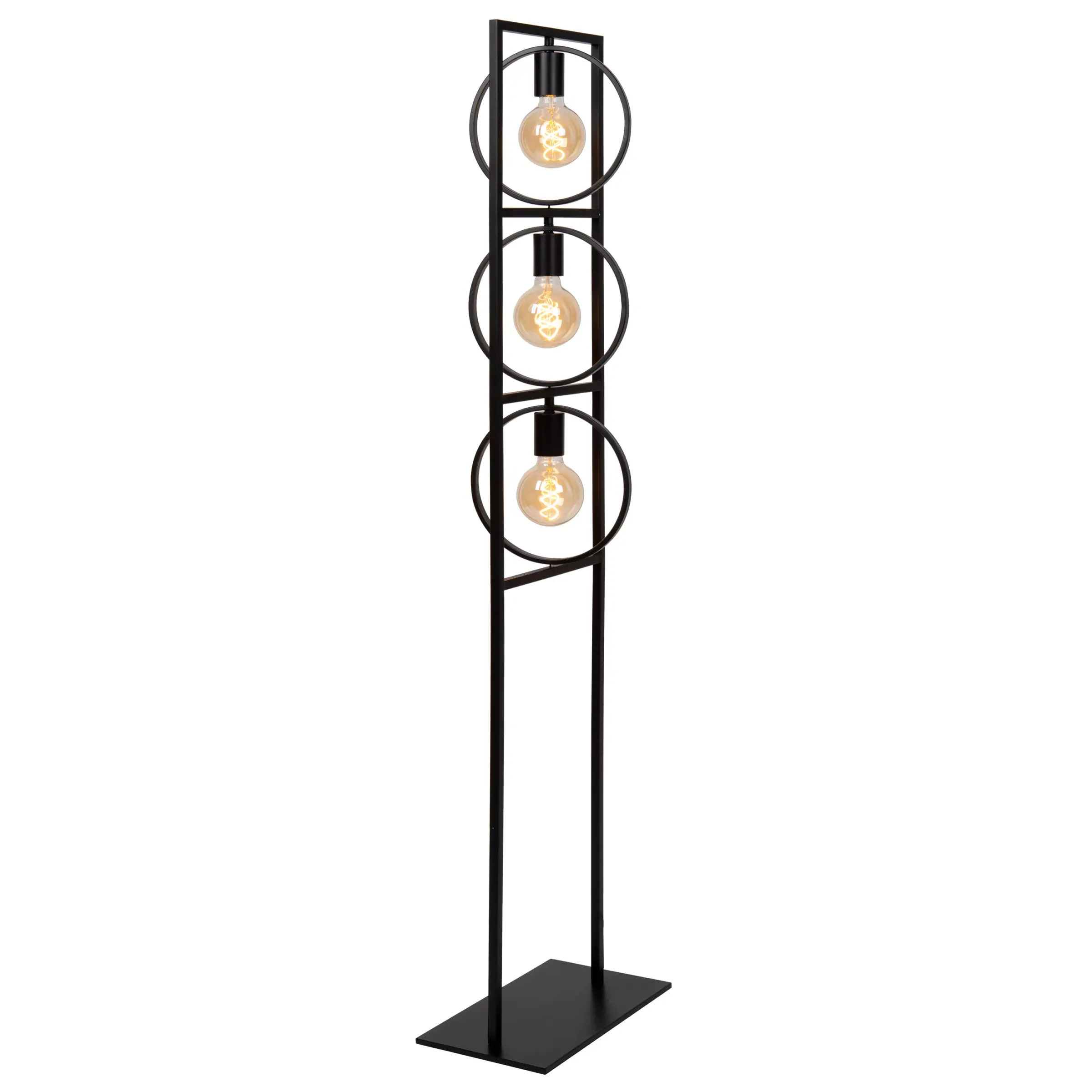 SUUS - Vloerlamp - 3xE27 - Zwart*Lucide Hot