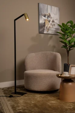 SYBIL - Leeslamp - 1xGU10 - Zwart*Lucide Fashion