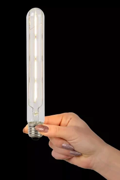 T32 - Filament lamp - Ø 3,2 cm - LED Dimb. - E27 - 1x5W 2700K - Transparant*Lucide Flash Sale