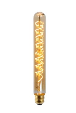 T32 - Filament lamp - Ø 3,2 cm - LED Dimb. - E27 - 1x4,9W 2200K - Amber*Lucide Fashion