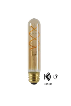 T32 TWILIGHT SENSOR - Filament lamp - Ø 3 cm - LED - E27 - 1x4W 2200K - Dag/nacht sensor - Amber*Lucide Discount