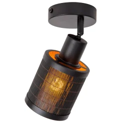 TAGALOG - Plafondspot - Ø 10 cm - 1xE27 - Zwart*Lucide Store