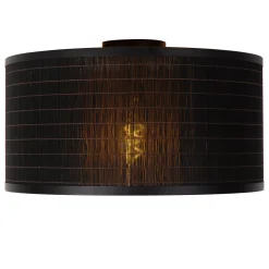 TAGALOG - Plafonnière - Ø 40 cm - 1xE27 - Zwart*Lucide Best