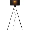 TAGALOG - Vloerlamp - Ø 55 cm - 1xE27 - Zwart*Lucide Cheap