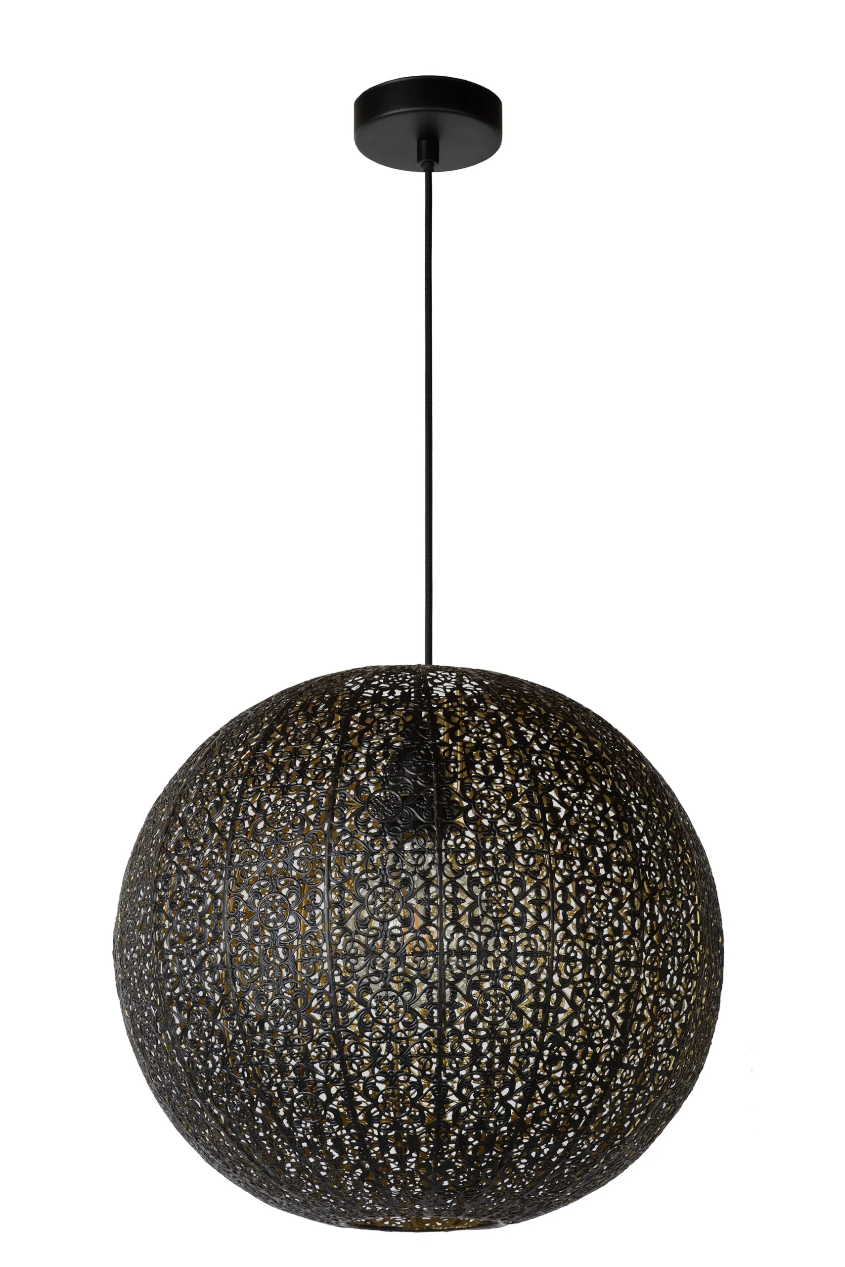 TAHAR - Hanglamp - 1xE27 - Zwart*Lucide Clearance