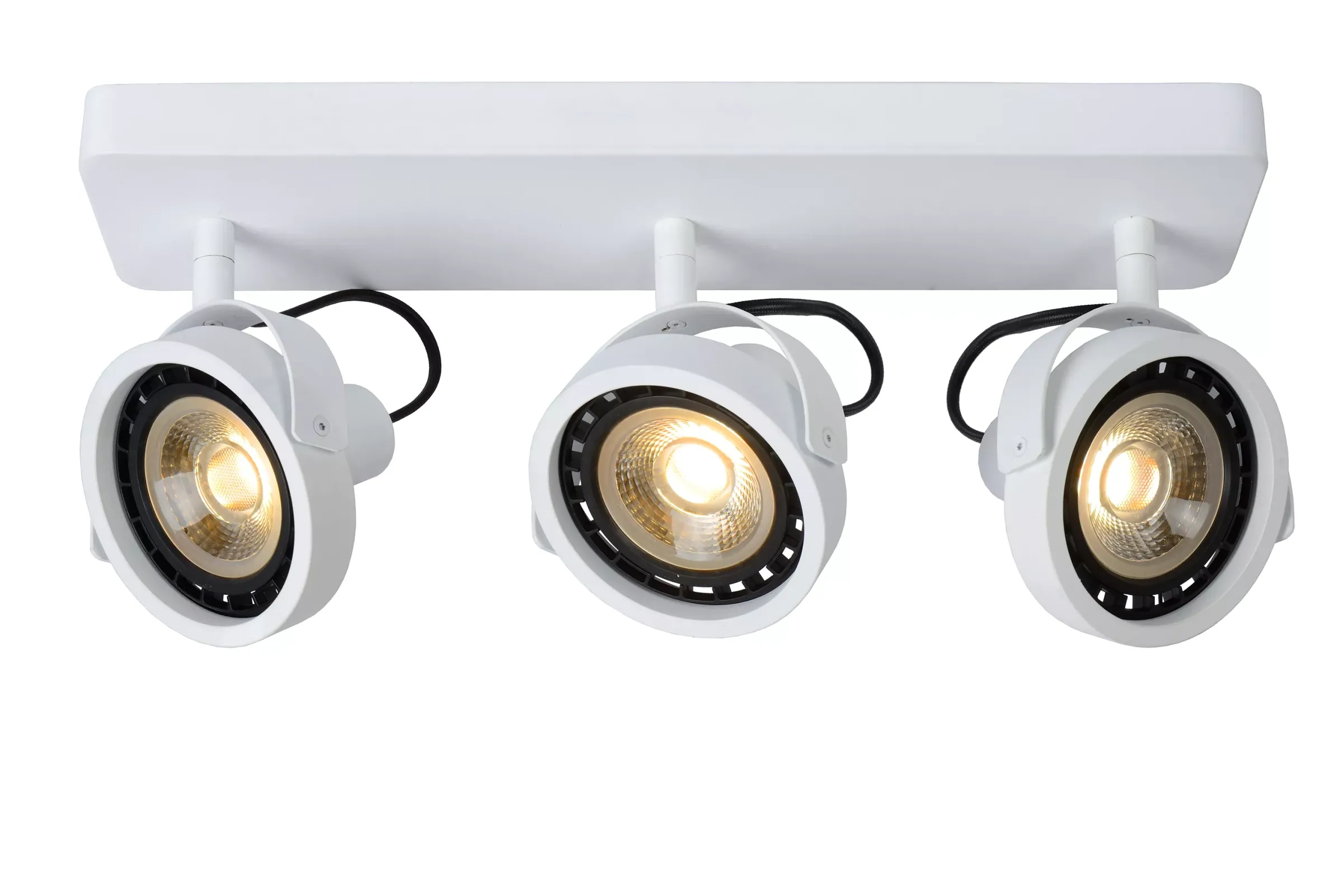 TALA LED - Plafondspot - LED Dim to warm - GU10 (ES111) - 3x12W 2200K/3000K - Wit*Lucide New
