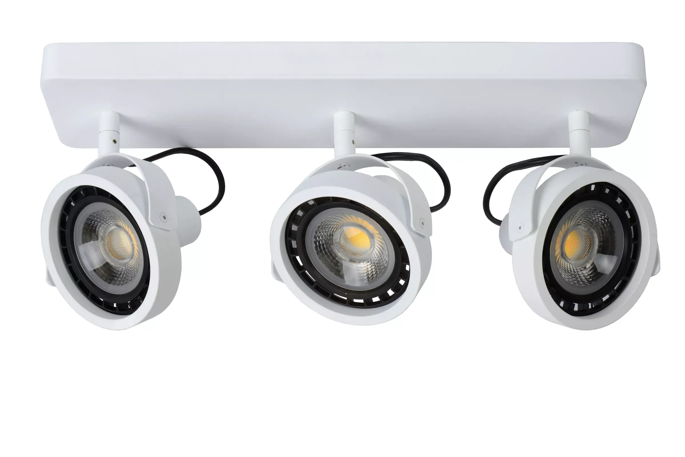 TALA LED - Plafondspot - LED Dim to warm - GU10 (ES111) - 3x12W 2200K/3000K - Wit*Lucide New