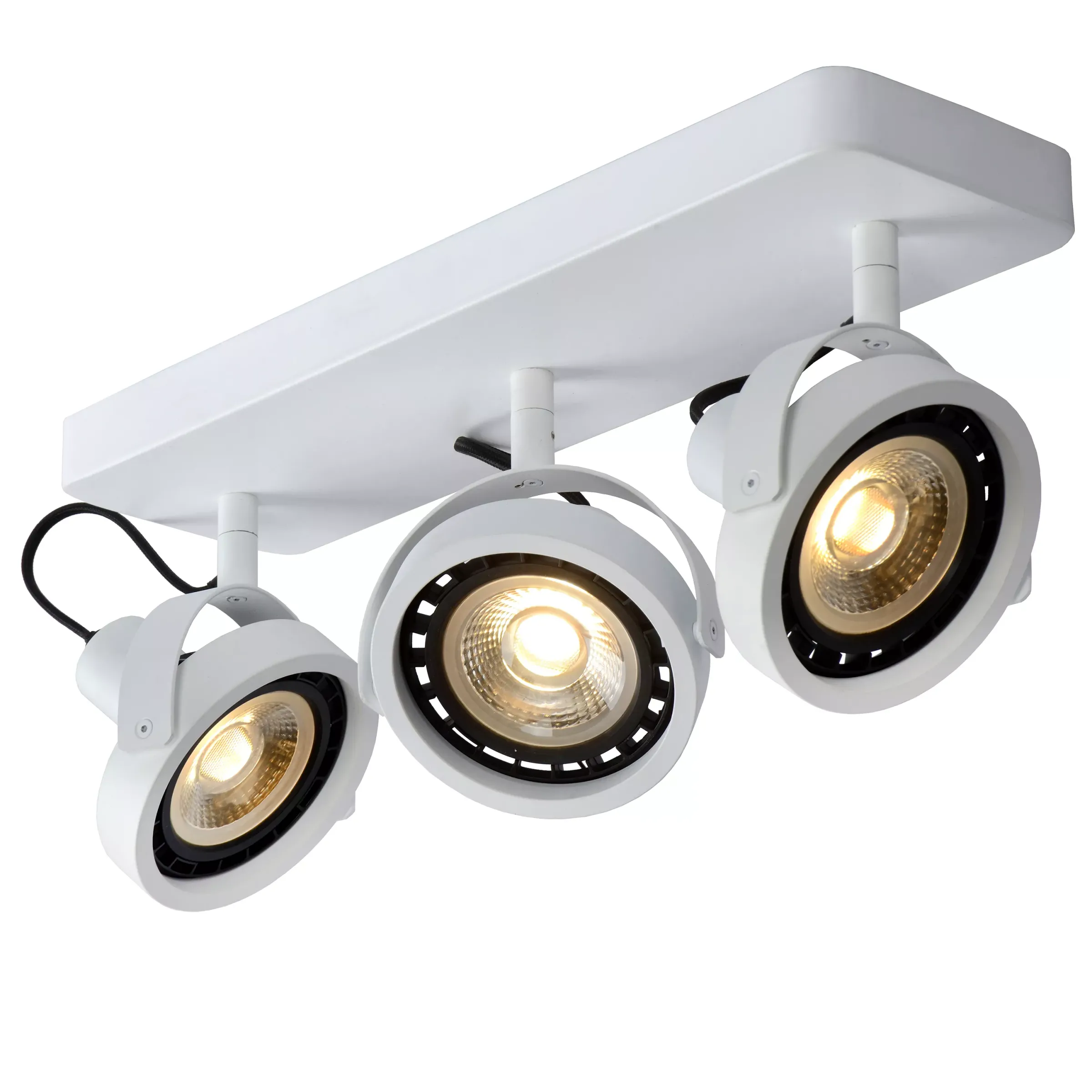 TALA LED - Plafondspot - LED Dim to warm - GU10 (ES111) - 3x12W 2200K/3000K - Wit*Lucide New