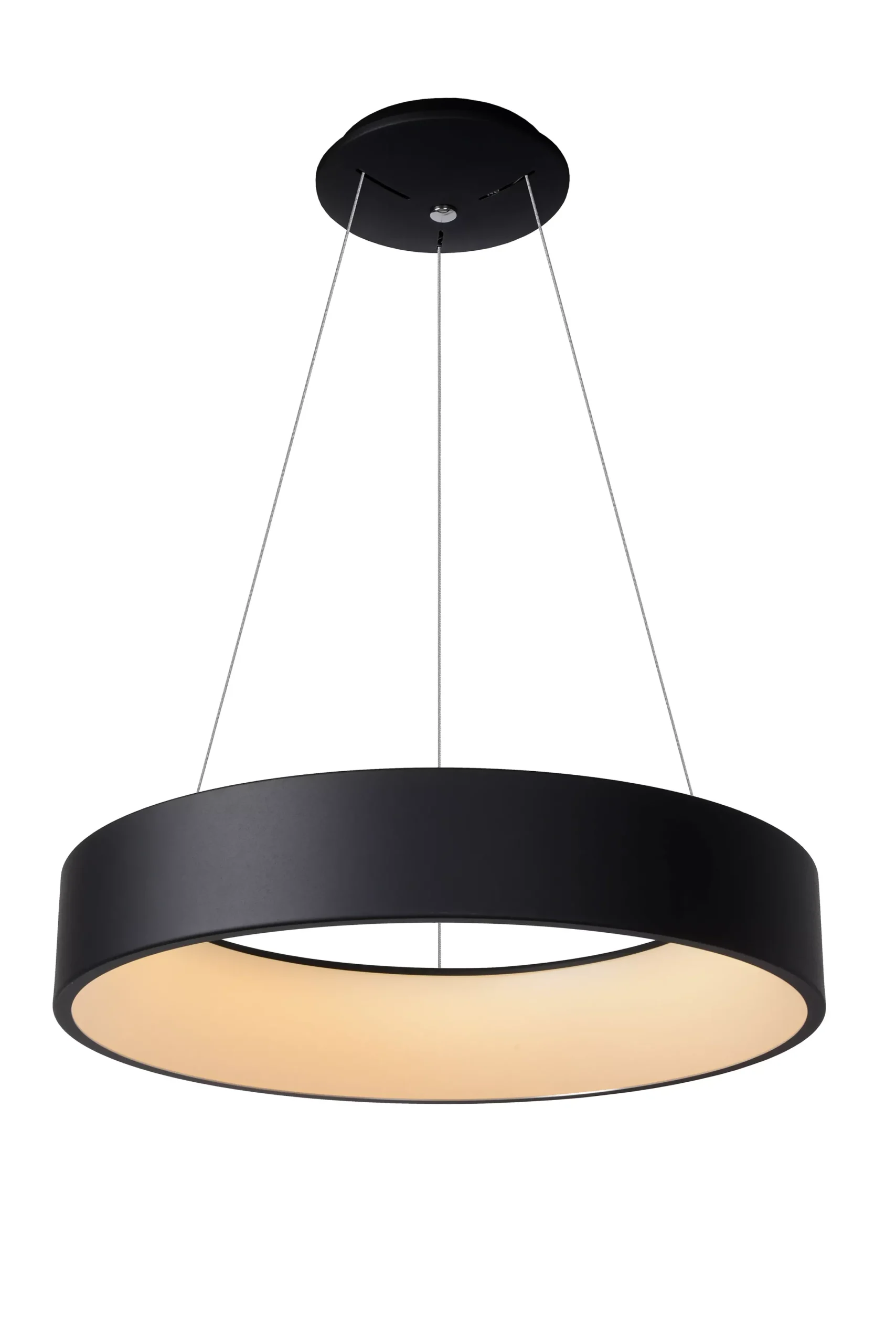 TALOWE LED - Hanglamp - Ø 60 cm - LED Dimb. - 1x39W 3000K - Zwart*Lucide Cheap