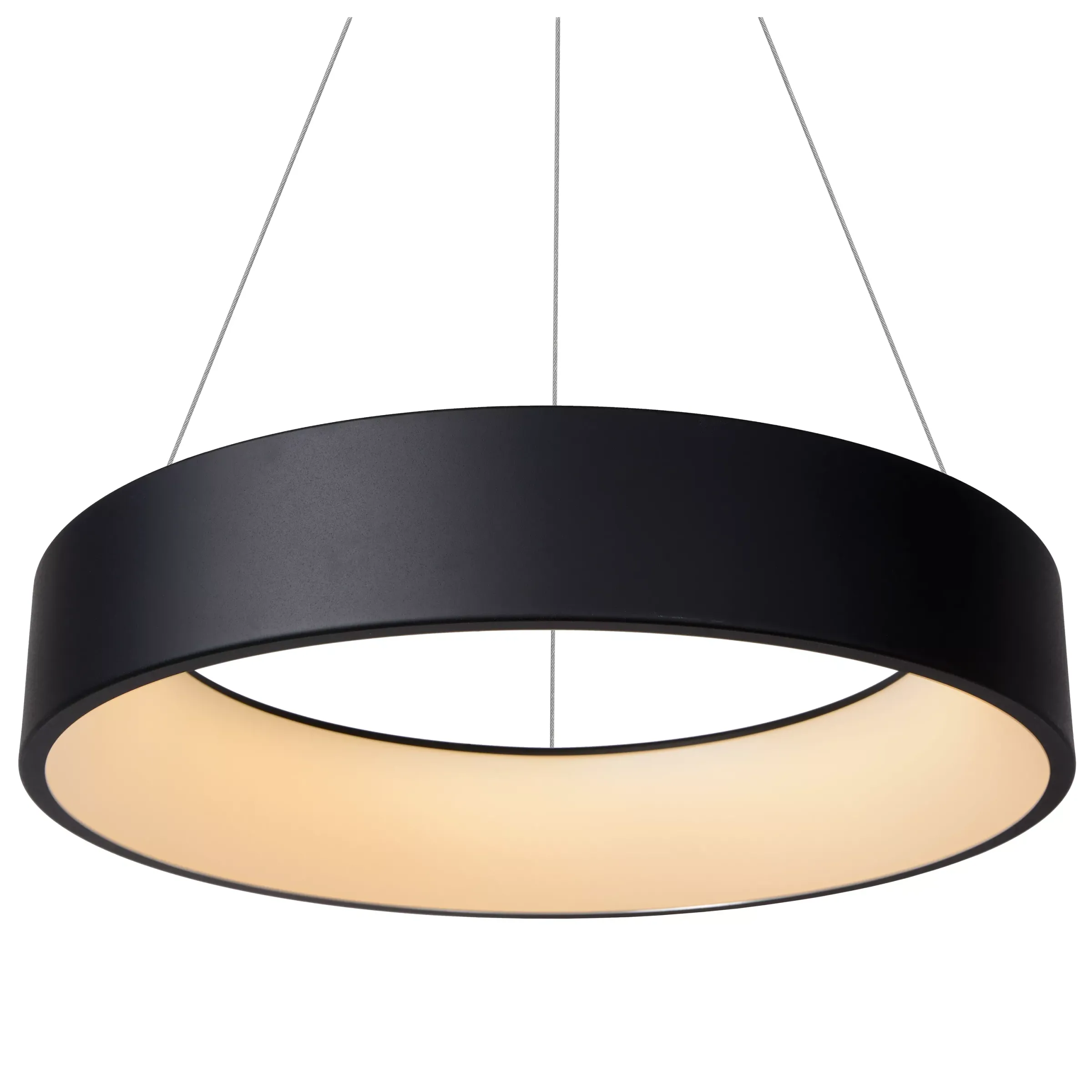 TALOWE LED - Hanglamp - Ø 60 cm - LED Dimb. - 1x39W 3000K - Zwart*Lucide Cheap