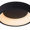 TALOWE LED - Plafonnière - Ø 30 cm - LED Dimb. - 1x20W 3000K - Zwart*Lucide New