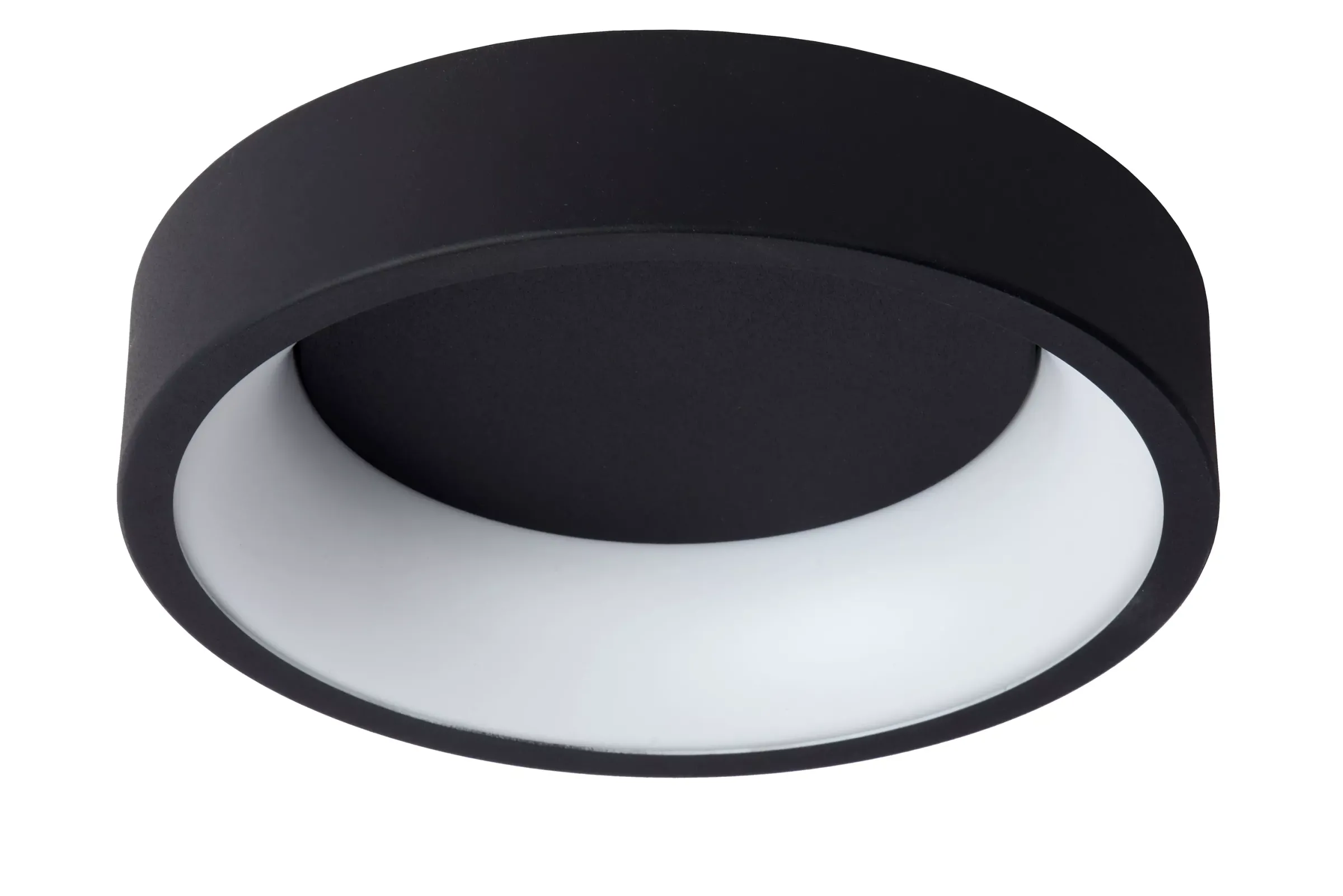 TALOWE LED - Plafonnière - Ø 30 cm - LED Dimb. - 1x20W 3000K - Zwart*Lucide New