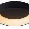 TALOWE LED - Plafonnière - Ø 60 cm - LED Dimb. - 1x42W 3000K - Zwart*Lucide Fashion