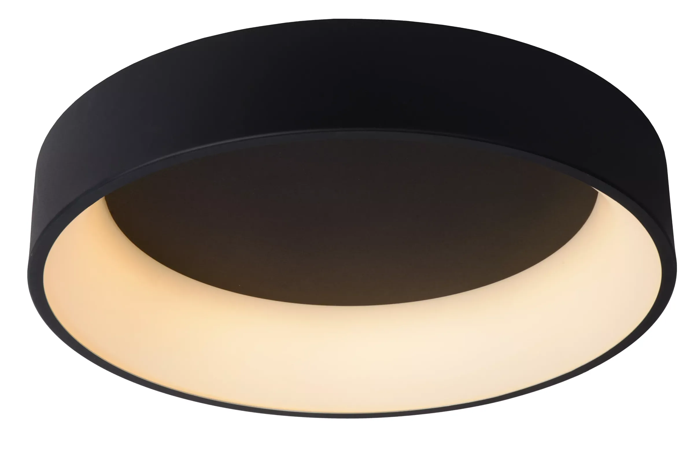 TALOWE LED - Plafonnière - Ø 60 cm - LED Dimb. - 1x42W 3000K - Zwart*Lucide Fashion
