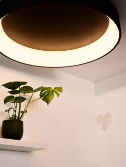TALOWE LED - Plafonnière - Ø 80 cm - LED Dimb. - 1x80W 3000K - Zwart*Lucide Hot