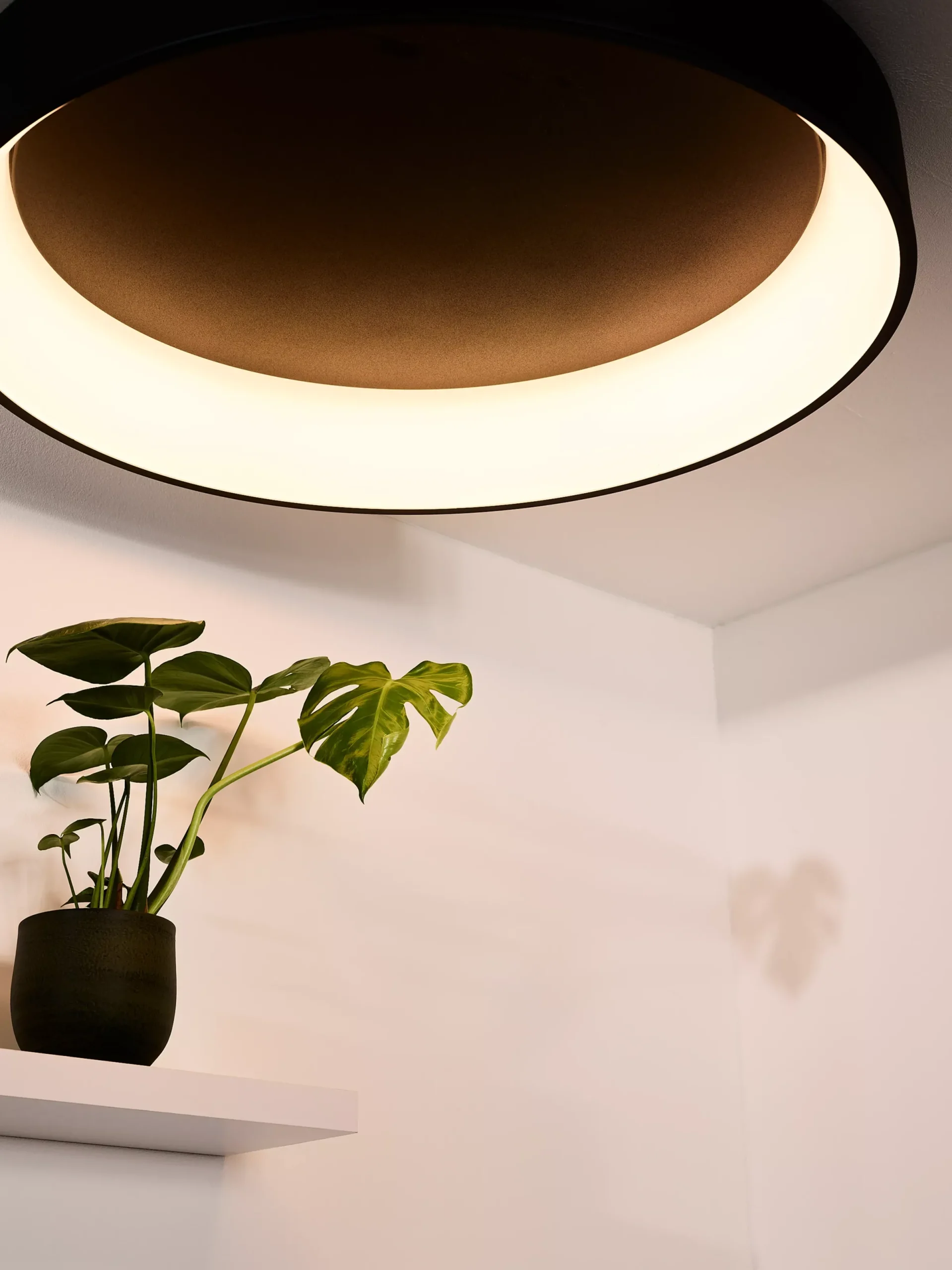 TALOWE LED - Plafonnière - Ø 80 cm - LED Dimb. - 1x80W 3000K - Zwart*Lucide Hot