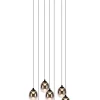 TAMINO - Hanglamp - Ø 52 cm - LED Dimb. - 7x7W 3000K - Zwart*Lucide Shop