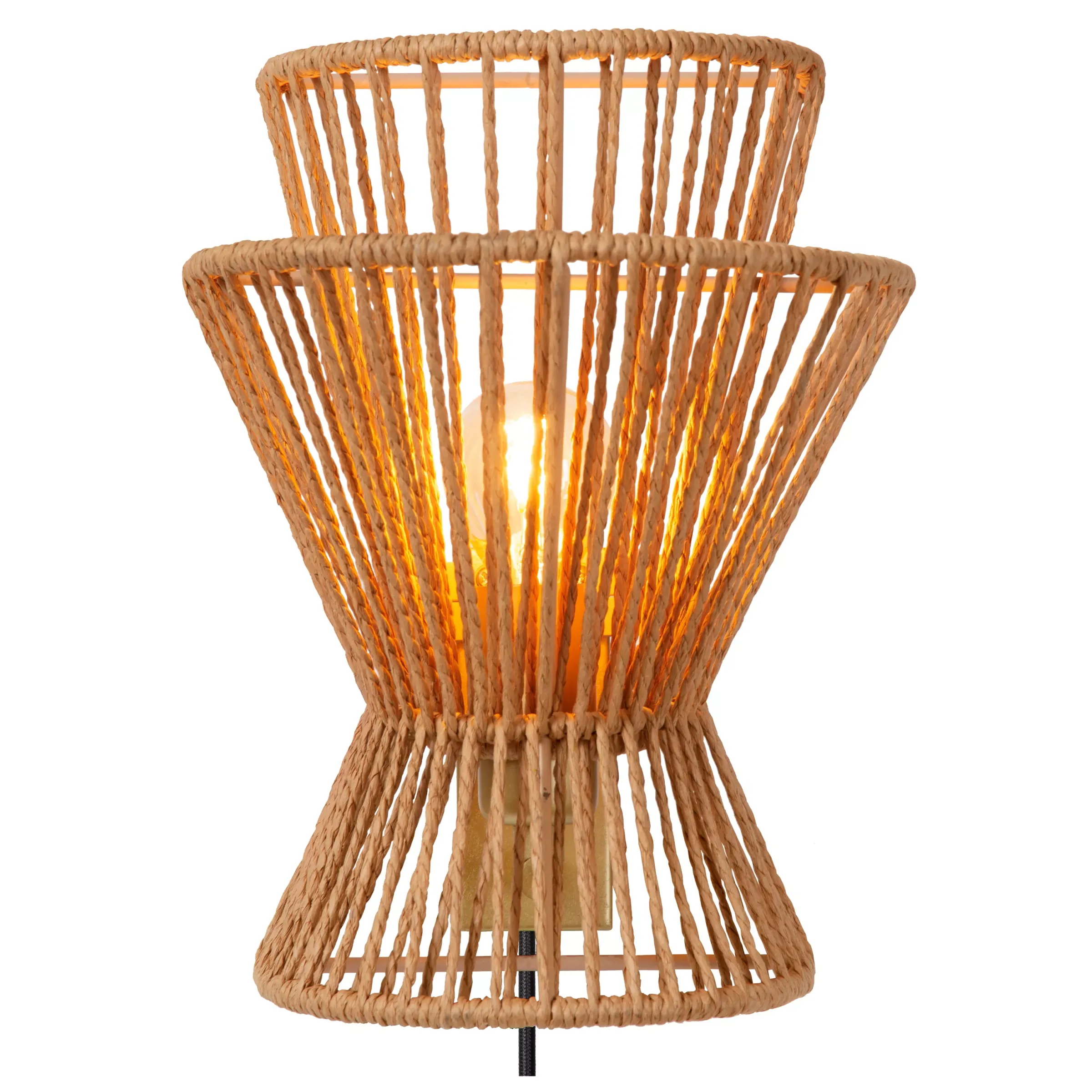 TASMAN - Wandlamp - 1xE14 - Naturel*Lucide Store
