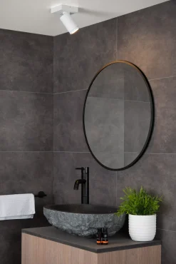 TAYLOR - Plafondspot Badkamer - LED Dim to warm - GU10 - 1x5W 2200K/3000K - IP44 - Wit*Lucide Fashion