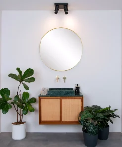 TAYLOR - Plafondspot Badkamer - LED Dim to warm - GU10 - 4x5W 2200K/3000K - IP44 - Zwart*Lucide Flash Sale