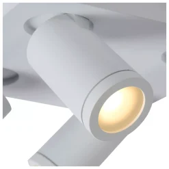 TAYLOR - Plafondspot Badkamer - LED Dim to warm - GU10 - 4x5W 2200K/3000K - IP44 - Wit*Lucide Discount