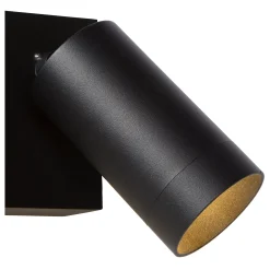 TAYLOR - Wandspot / Wandlamp Binnen/Buiten - 2xGU10 - IP54 - Beweging & dag/nacht sensor - Zwart*Lucide Best Sale