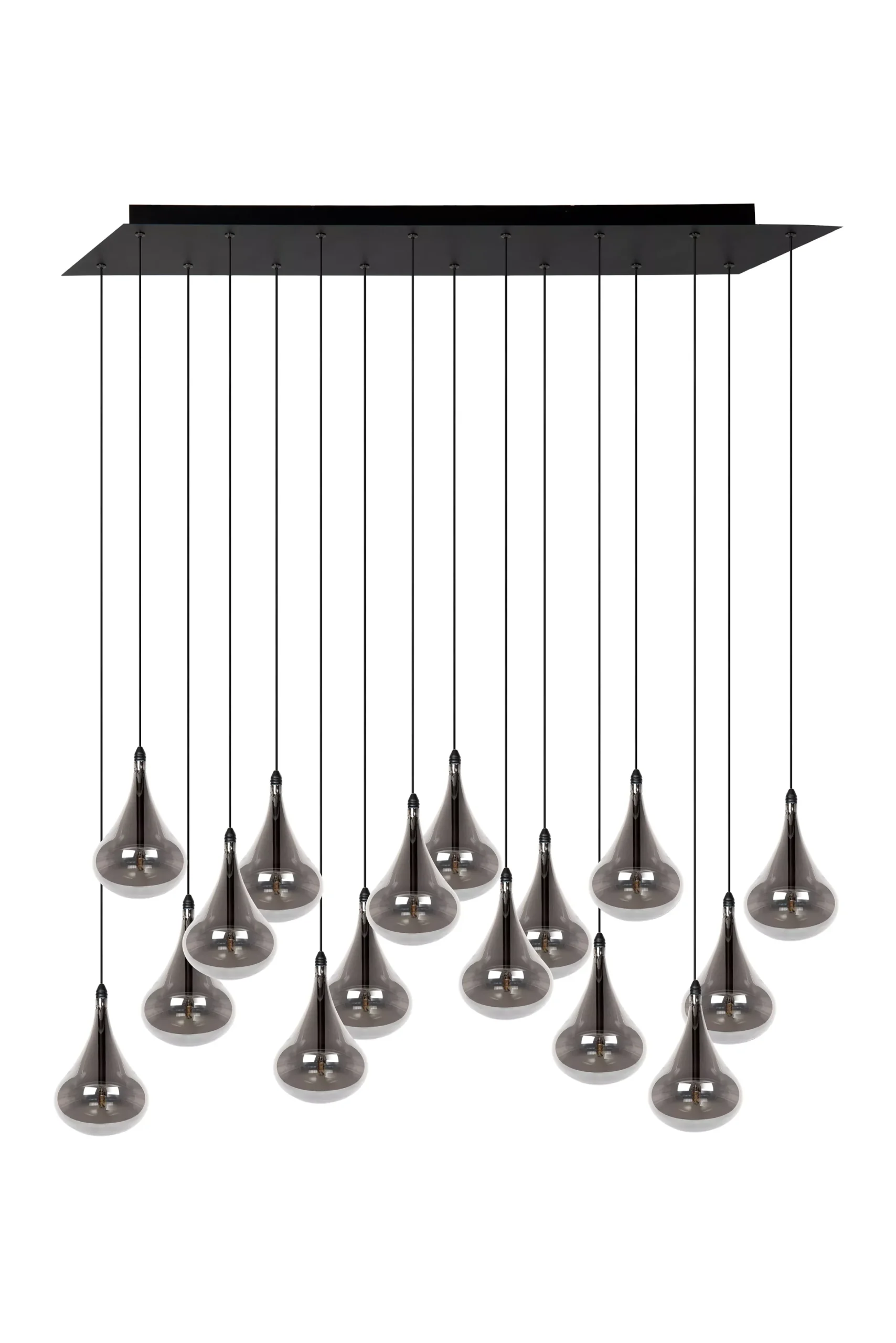 TEARS - Hanglamp - LED Dimb. - G4 - 16x1,5W 3000K - Zwart*Lucide Flash Sale