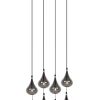 TEARS - Hanglamp - LED Dimb. - G4 - 8x1,5W 3000K - Zwart*Lucide Store