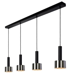 TEUN - Hanglamp - 4xE27 - Zwart*Lucide Best Sale