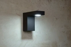 TEXAS - Wandspot / Wandlamp Binnen/Buiten - LED - 1x7W 3000K - IP54 - Antraciet*Lucide Shop