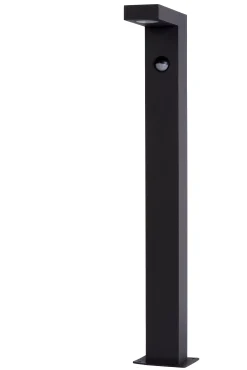 TEXAS-IR - Sokkellamp - LED - 1x7W 3000K - IP54 - Beweging & dag/nacht sensor (uitschakelbaar) - Antraciet*Lucide Cheap