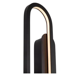 THELMA - Wandlamp - LED Dimb. - 1x24W 2700K - Zwart*Lucide Sale