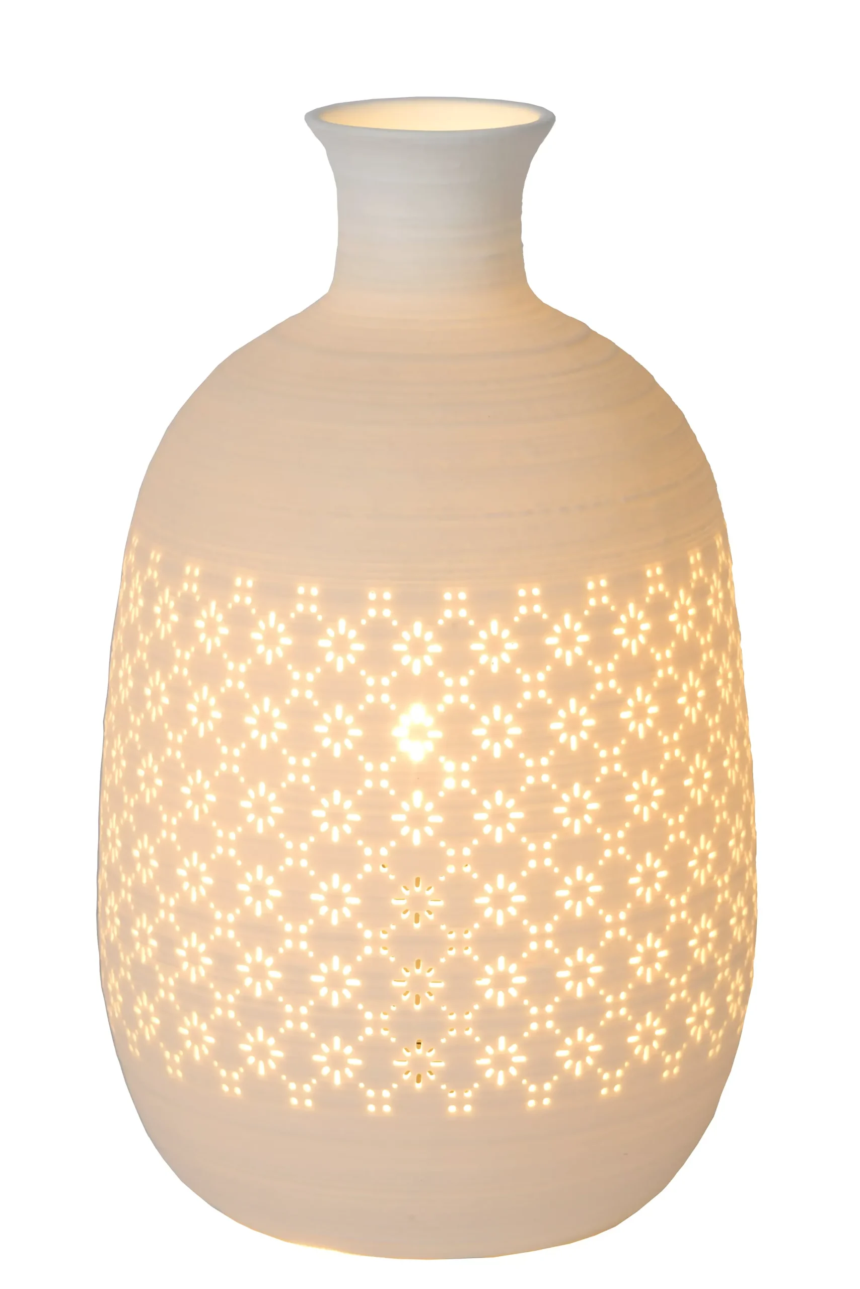 TIESSE - Tafellamp - Ø 15,4 cm - 1xE14 - Wit*Lucide Outlet